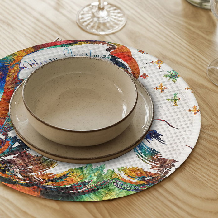 Hermia Set de 4 Salvamanteles Individuales Multicolor 37 cm Hermia Set de 4 Salvamanteles Individuales Multicolor 37 cm